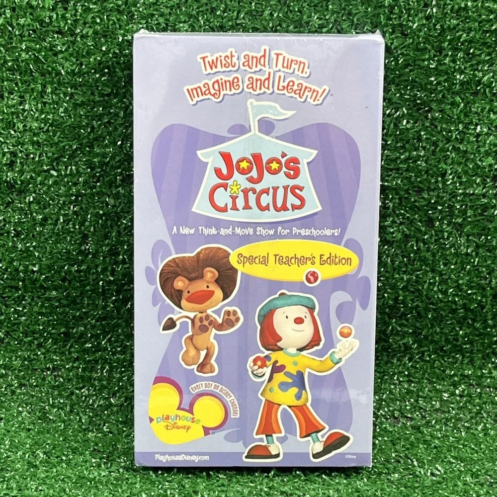 JoJo's Circus Twist & Turn Imagine & Learn‎ Special Teachers Ed VHS Tape New